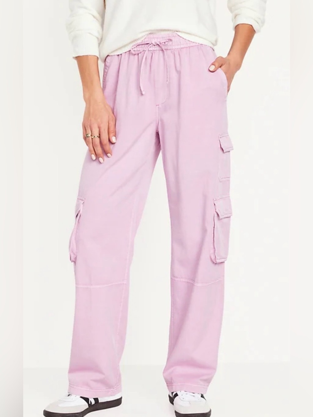 Old Navy Lavender Cargo Jogger Pants